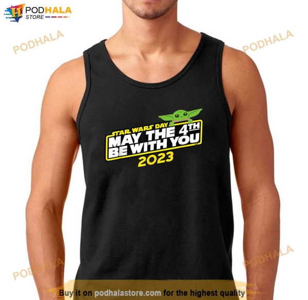 Star Wars Day May the 4th Be With You 2023 Logo Grogu Shirt, Movie Gift For Fans