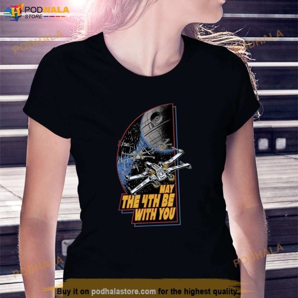 Star Wars Day May the 4th Be With You Vintage Space Battle Shirt, Movie Gift For Fans
