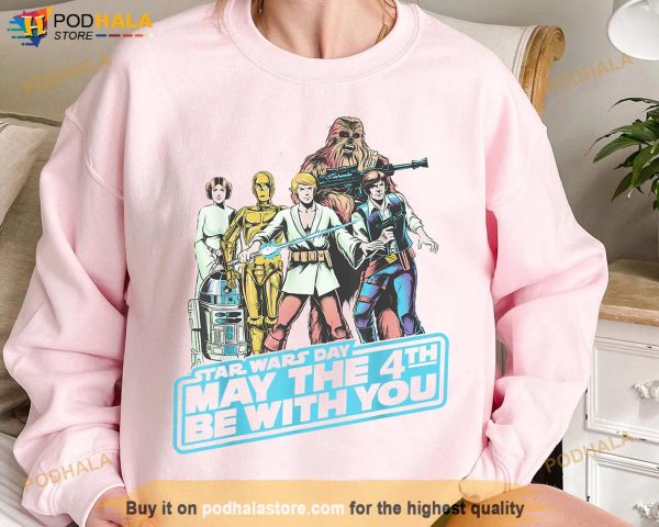 Star Wars Day May the Force Be With You Sweatshirt, Movie Lover Shirt