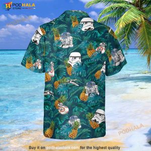Star Wars Hawaiian Shirt Spaceship Summer Shirt Button Up Shirt 3