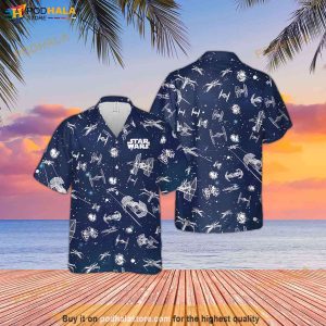Star Wars Hawaiian Shirt, Star Wars Summer Vacation Tropical Hawaii Shirt