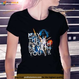 Star Wars May The Fourth Be With You Vintage Movie Poster Shirt Movie Gift For Fans 3