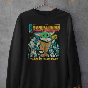 Star Wars The Mandalorian Comic Book Cover Sweatshirt, This Is The Way Shirt
