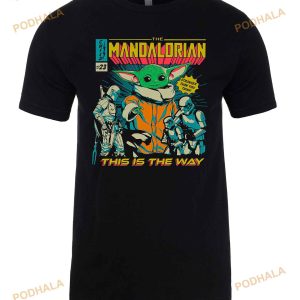 Star Wars The Mandalorian Comic Book Cover Sweatshirt This Is The Way Tshirt