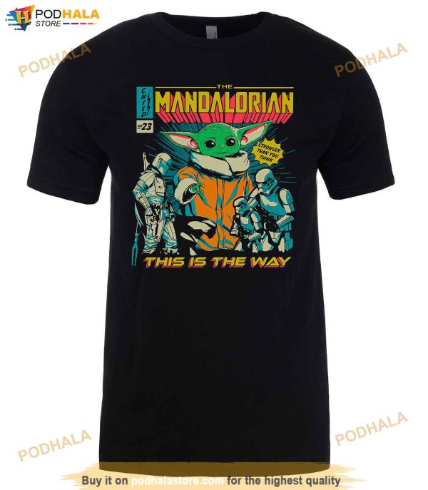 Star Wars The Mandalorian Comic Book Cover Sweatshirt, This Is The Way Shirt