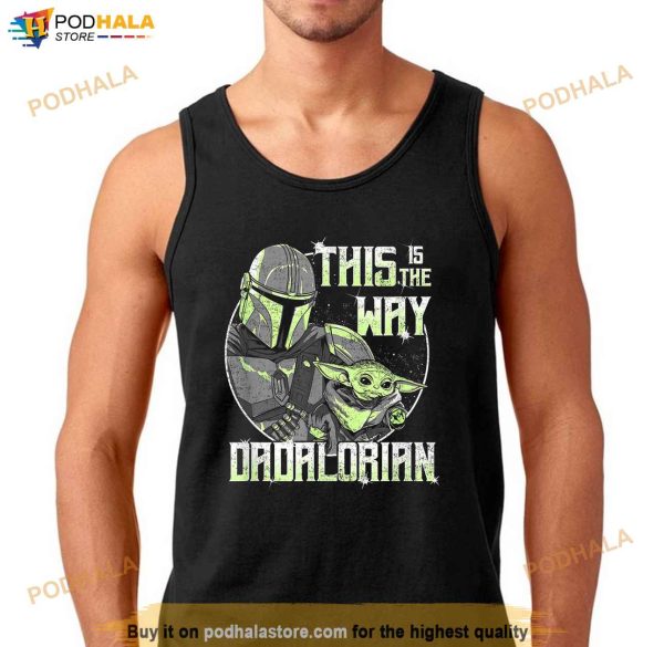 Star Wars The Mandalorian Fathers Day The Way Dad Retro Shirt