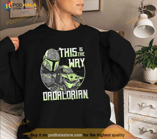 Star Wars The Mandalorian Fathers Day The Way Dad Retro Shirt