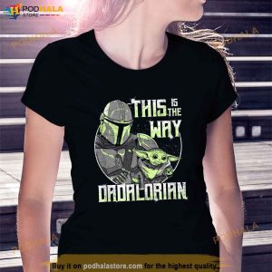Star Wars The Mandalorian Fathers Day The Way Dad Retro Shirt 4