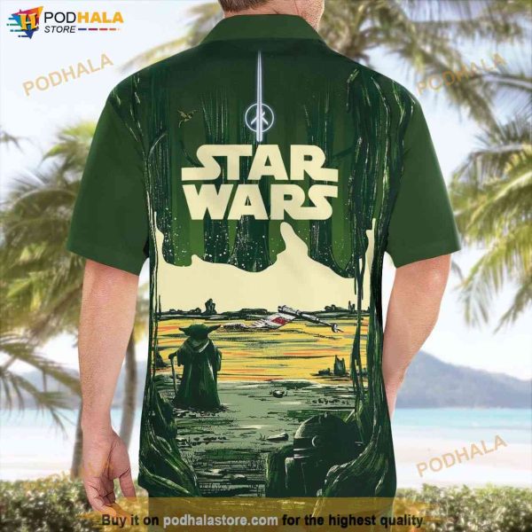 Star Wars Yoda Hawaiian Shirt, Summer Aloha Shirt For Men Women