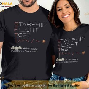 Starship Flight Test Milestone Tee, SFT1 Shirt, Rocket Lover TShirt
