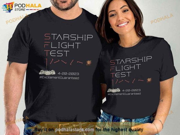 Starship Flight Test Milestone Tee, SFT1 Shirt, Rocket Lover TShirt