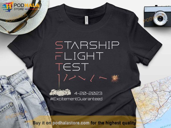 Starship Flight Test Milestone Tee, SFT1 Shirt, Rocket Lover TShirt