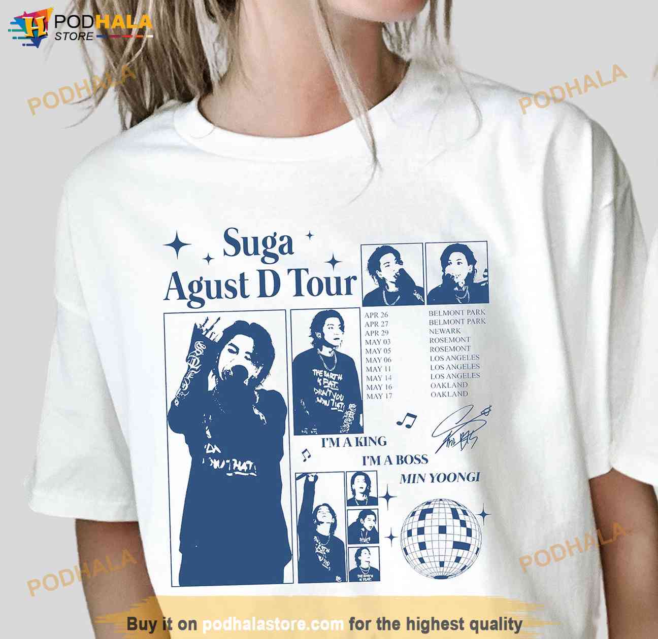 限定セール！】 AgustD SUGA USツアーマーチ US限定Tシャツ D-DAY