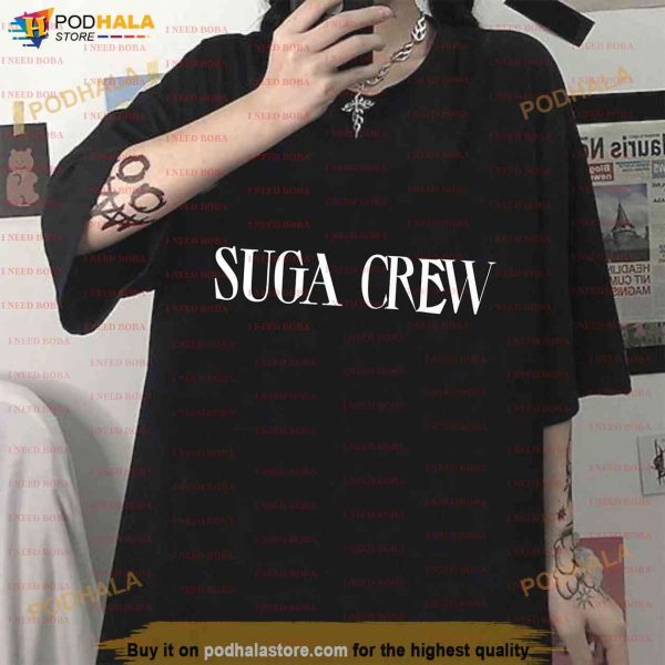 Suga Crew Shirt, August D D Day Merch Kpop Fan Merch