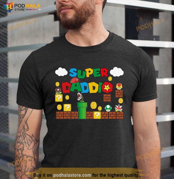 Super Daddio Fathers Day Shirt, Funny New Dad T-Shirt