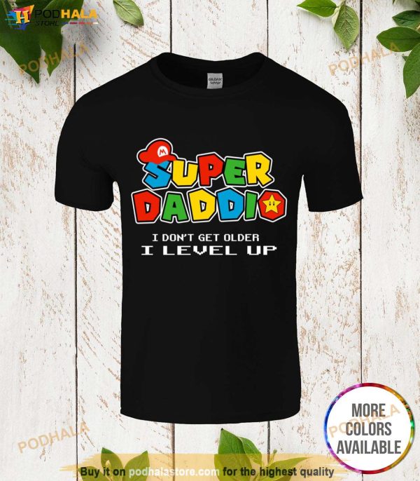 Super Daddio Gamer Shirt, Fathers Day Gift, Gamer Daddy Tee Shirt