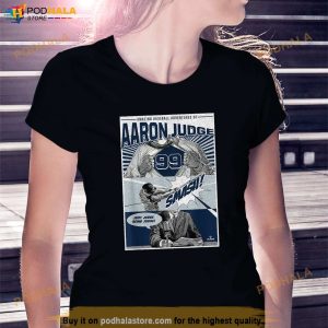 Super Hero Comic Strip Pop Art Aaron Judge New York Mlbpa Shirt 3