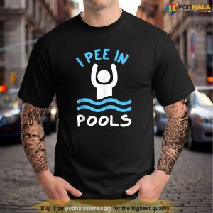 Swimmer Funny Swimming I Pee In Pools Tank Top TShirt 1