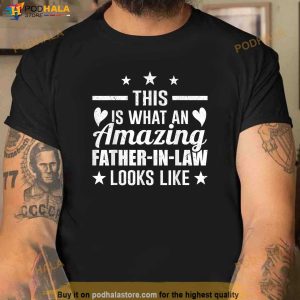 Tee Gift From Daughter Son In Law Funny Dad Fathers Day Shirt 2