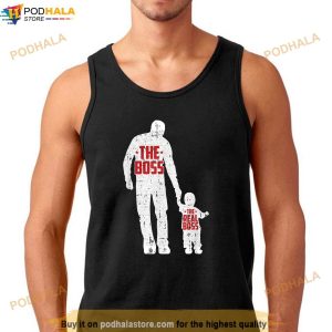 The Boss The Real Boss Fathers Day Dad Son Daughter Matching Shirt 2