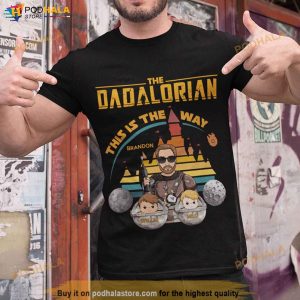 Star Wars The Dadalorian Just A Dad Trying Not To Raise Liberals  Personalized Baseball Jersey - Tagotee
