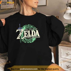 The Legend Of Zelda Tears Of The Kingdom Official Logo Shirt 3