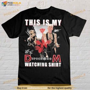 This Is My Depechedo Watching Shirt Depeche Mode Music Lover Shirt 3
