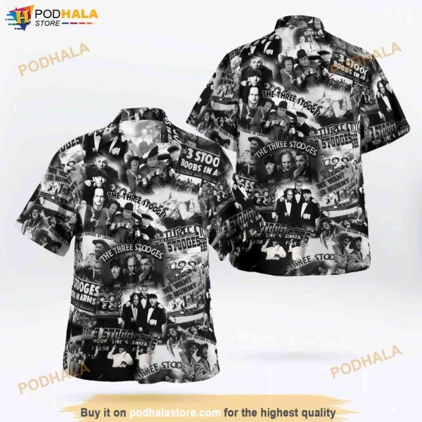 Three Stooges Hawaiian Shirt Aloha 3D Shirt Vacation For Men Women