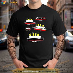 Titanic Britanic Carpathia Poseidon Olympic Titanic Shirt