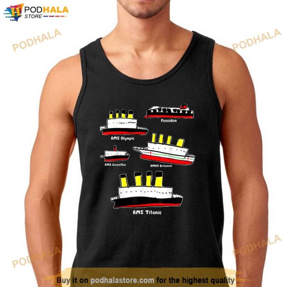 Titanic Britanic Carpathia Poseidon Olympic Titanic Shirt