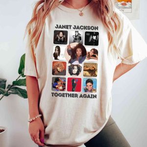 Together Again Tour 2023 Janet Jackson Shirt, Pop Queen Janet T-Shirt