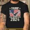 Trump Take American Back 2024 Shirt, Bald Eagle American Flag Free Trump T-Shirt