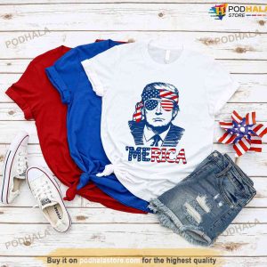 Trump 'Merica T-shirt, Trump Funny 4th of July Shirt, Trump Republican T-shirt