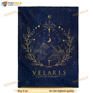 Velaris Stars Blanket Acotar Merch A Court Of Thorns And Roses Gifts 3