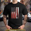 Vintage American Flag Baseball Team Gift Men Boys Teens Shirt