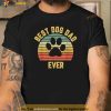 Vintage Dog Dad Shirt Cool Fathers Day Gift Retro Shirt