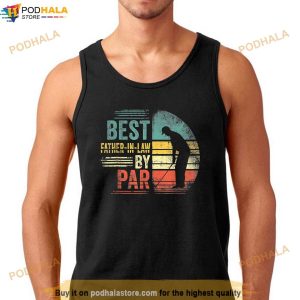 Vintage Golfing Outfit Best Fatherinlaw By Par Gifts Shirt 3