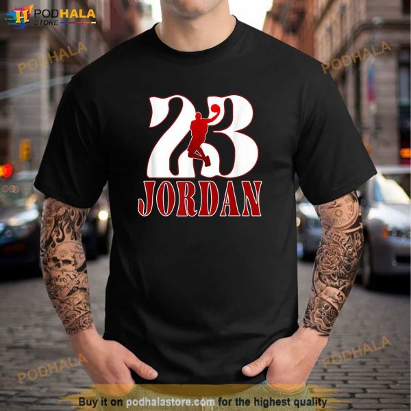 Vintage Jordan Basketball player Gift For Men Boys Shirt