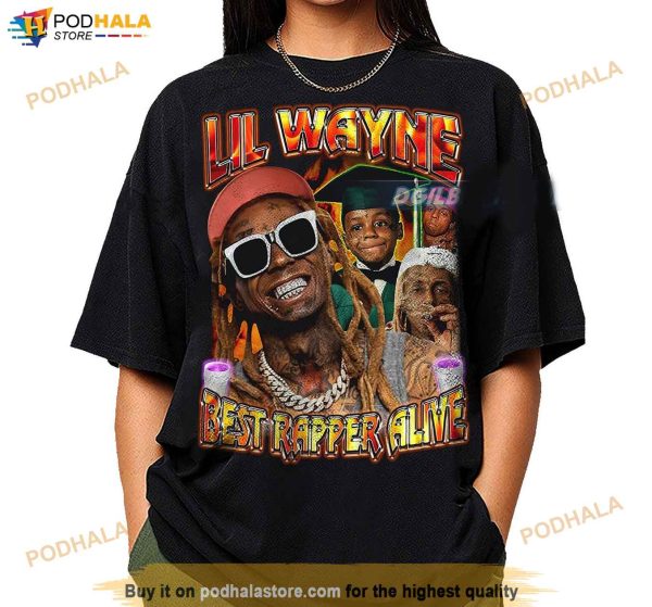 Vintage Lil Wayne Best Rapper Alive Shirt, Lil Wayne Shirt, Tha Carter