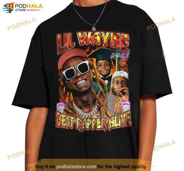 Vintage Lil Wayne Best Rapper Alive Shirt, Lil Wayne Shirt, Tha Carter