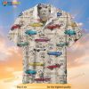 Vintage Muscle Car On Route Hawaiian Shirt, Aloha Short Sleeves Shirt