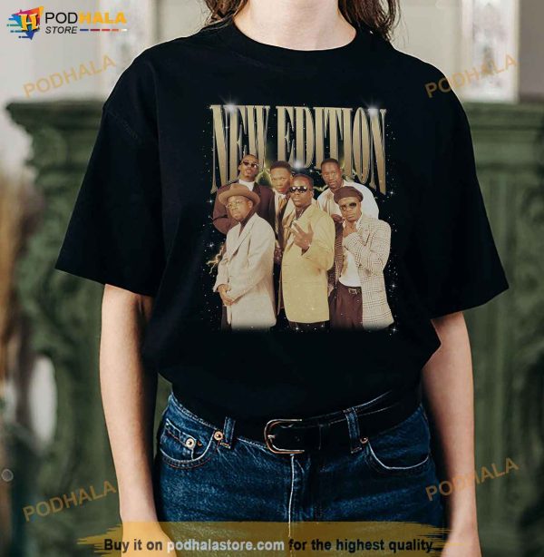 Vintage New Edition Band Music Shirt, New Edition Legacy Tour 2023 Shirt