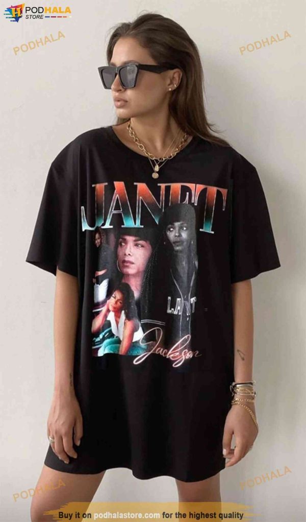 Vintage Style Janet Jackson Tour Unisex Shirt, Jackson Tee For Fans
