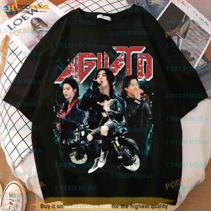 Vintage Suga Min Yongi Shirt Bts August D D Day Tour Merch For Fans 3