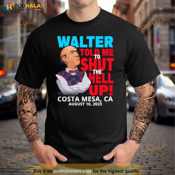 Walter Jeff Dunham Shirt, Costa Mesa CA August 10 2023 Tour