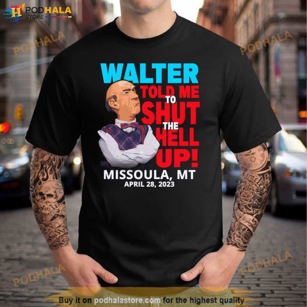 Walter Jeff Dunham Shirt, Missoula MT April 28 2023 Tour