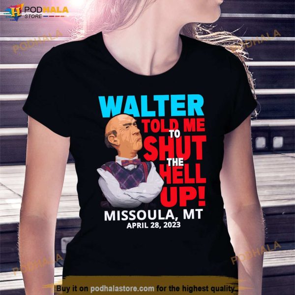 Walter Jeff Dunham Shirt, Missoula MT April 28 2023 Tour