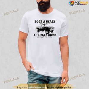 Western Country Farm Truck I Got A Heart Like A Truck Tshirt