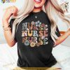 Wild Flowers Nurse T Shirt, RN Nurse Shirt Registered Nurse Shirt, Nurse Student Tee