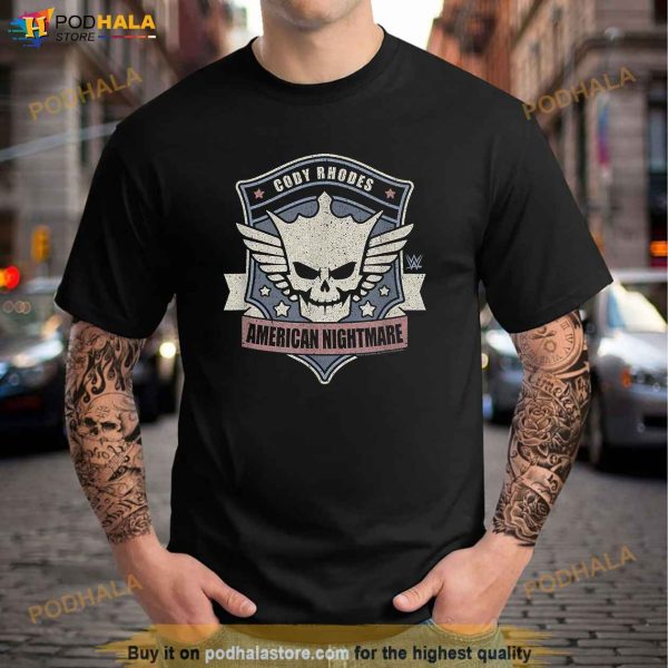 WWE Cody Rhodes American Nightmare Logo Distressed Shirt